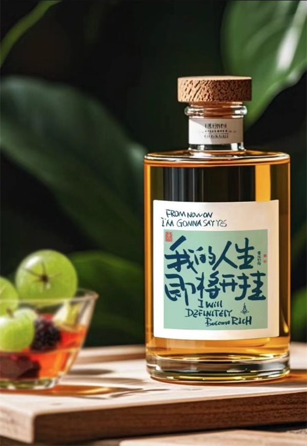 果酒瓶玻璃